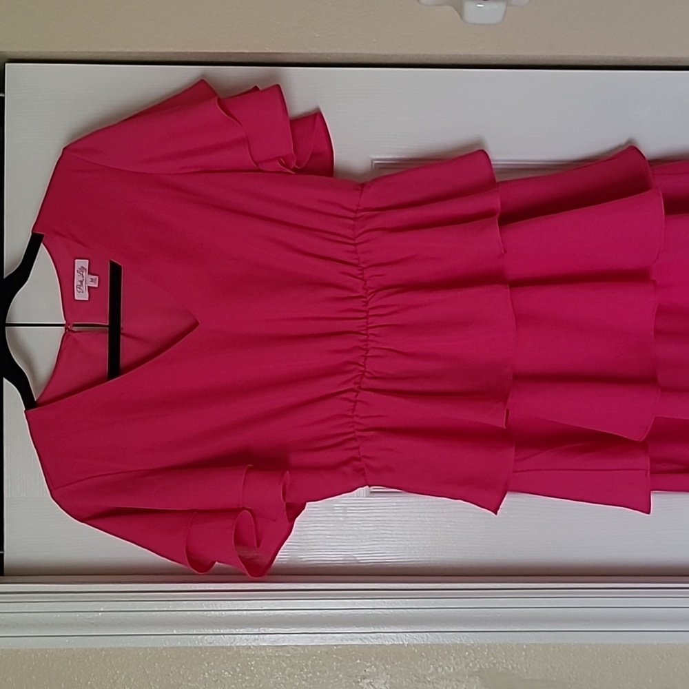 Ruffle, tiered dress